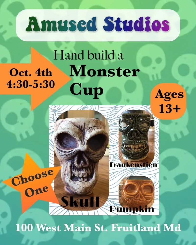 Monster Cups, October 4th, 4:30-5:30