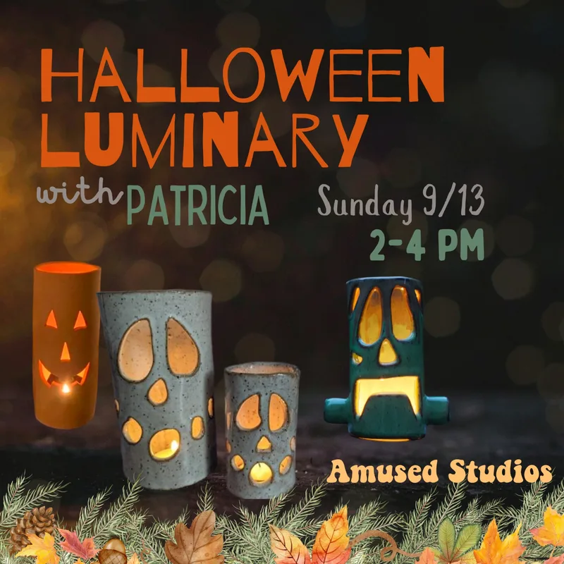 Halloween Luminary with Patricia, September 13th, 2-4pm